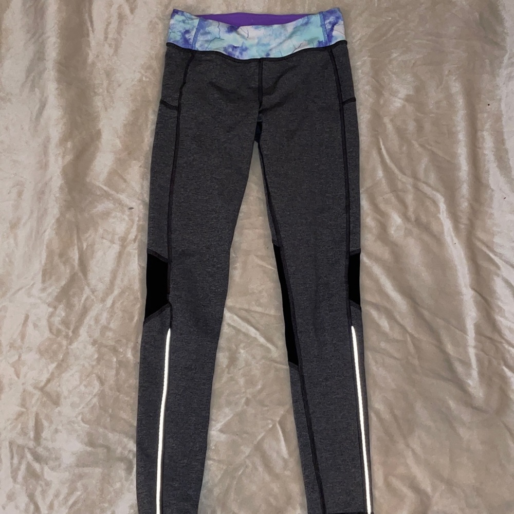 Ivivva Grey Reflective Leggings